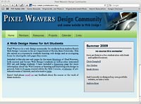 Pixel Weavers web site