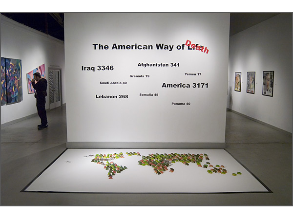 Andrew Ross - American Way of Life - installation view Andrew Ross - American Way of Life - installation view