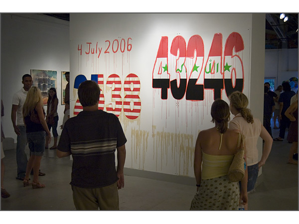 Andrew Ross - Happy Independence Day, America - reception image, 621 Gallery